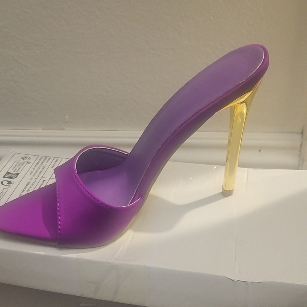 Elegant Purple Stiletto Heels